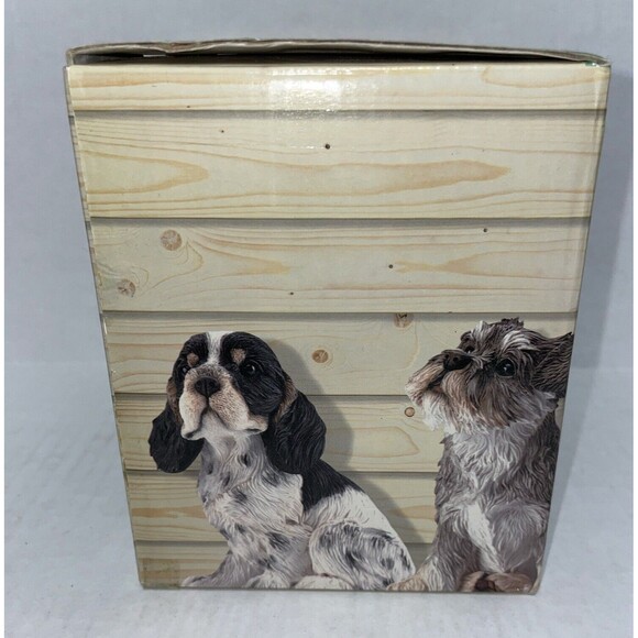 Country Artists Puppies Dog Figurine Bulldog Puppy Hand Painted Home Decor NEW - Picture 9 of 12